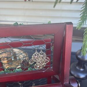 Free People Gold Filigree Earrings